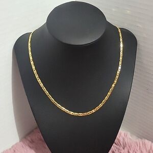 18 karat Gold Over Sterling Silver 18 inch Necklace